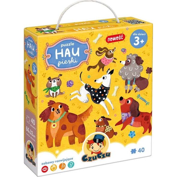 Czuczu Puzzle 40 element?w Hau - Pieski 12759933 5902983492191