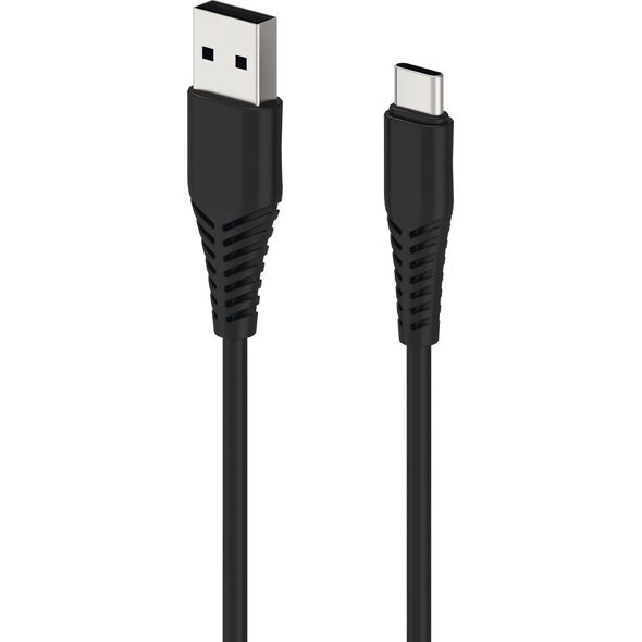 Kabel USB 2GO 2GO USB Ladekabel - schwarz - 100cm für USB Type-C 12773637 4010425972819