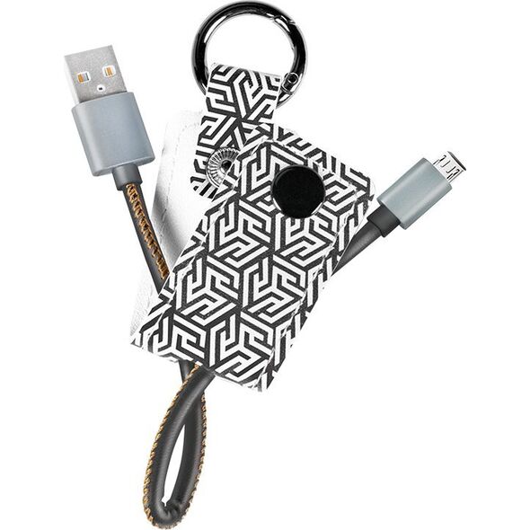Kabel USB LogiLink USB-A - microUSB 0.22 m Czarno-szary (CU0165) 12773939 4052792054712