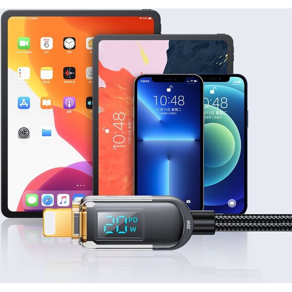 Kabel USB Joyroom USB-C - Lightning 1.2 m Czarny (JYR609) 12773944 6956116731106