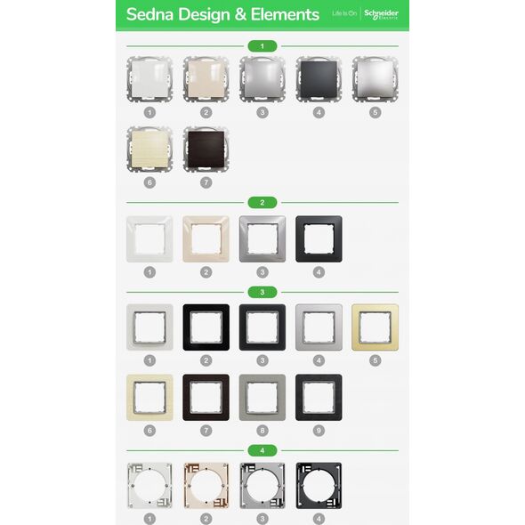 SCHNEIDERE Czujnik ruchu Schneider Sedna Design SDD111504 z łącznikiem biały Design & Elements 12774593 3606481466242