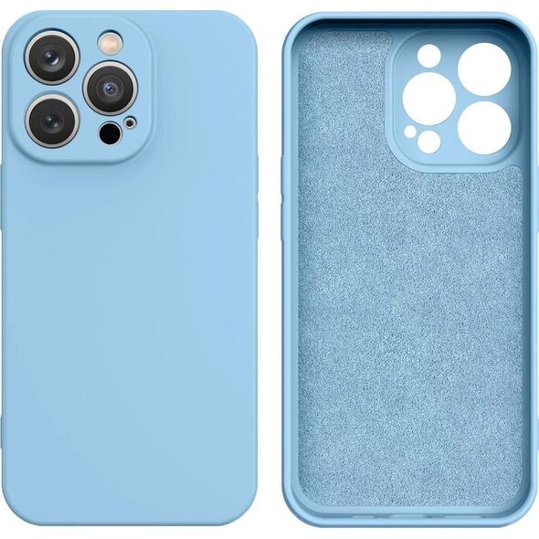 Hurtel Silicone case etui Samsung Galaxy A14 5G / Galaxy A14 silikonowy pokrowiec jasnoniebieskie 12781512 9145576273104