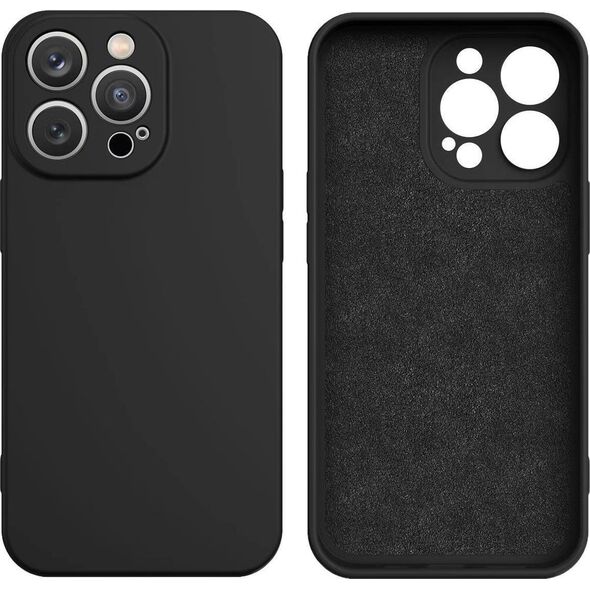 Hurtel Silicone case etui Samsung Galaxy A14 5G / Galaxy A14 silikonowy pokrowiec czarne 12781513 9145576273098