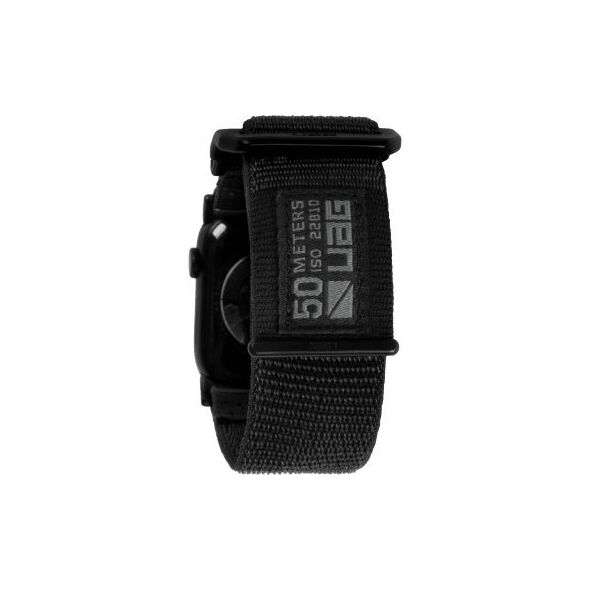UAG ACTIVE - UNIWERSALNY NYLONOWY PASEK DO APPLE WATCH 49MM/45MM/44MM/42MM (APPLE WATCH SERIA: 1-3 R.42, 4-8, SE, ULTRA R.45) (GRAPHITE) 12781582 840283904479