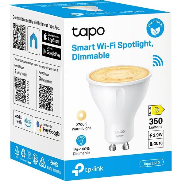 TP-Link Tapo L610 Żarówka punktowa Smart Wi-Fi z możliwością ściemniania 12782953 4897098683637