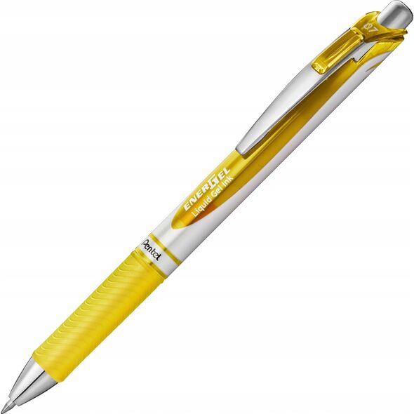 Pióro kulkowe Pentel EnerGel BL77 0.7mm żółte 12797295 884851051004