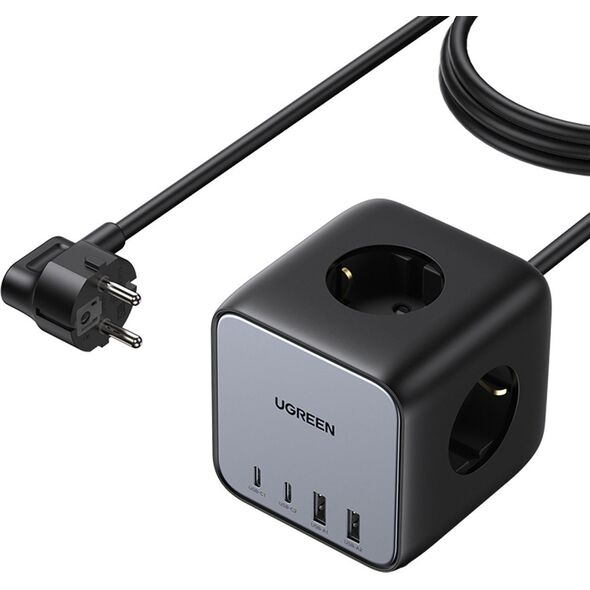 Listwa zasilająca Ugreen CD268 3 gniazda 1.8 m czarna (60113) 12809200 6957303861132