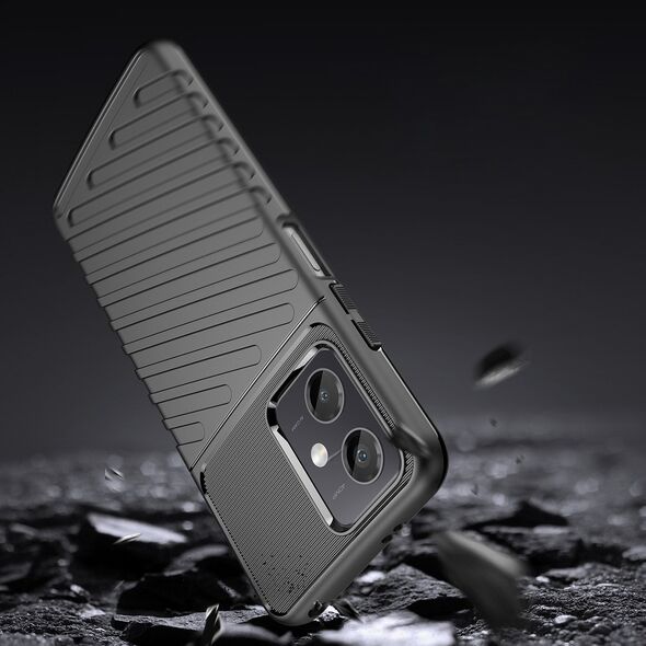 Hurtel Thunder Case etui Xiaomi Poco X5 5G / Redmi Note 12 5G silikonowy pancerny pokrowiec czarne 12814671 9145576274637