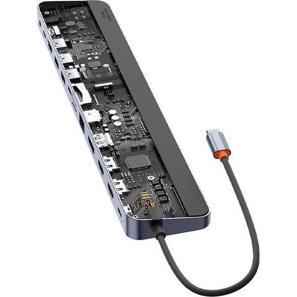 Stacja/replikator Baseus 12w1 EliteJoy Gen2 USB-C (WKSX030213) 12834373 6932172613877