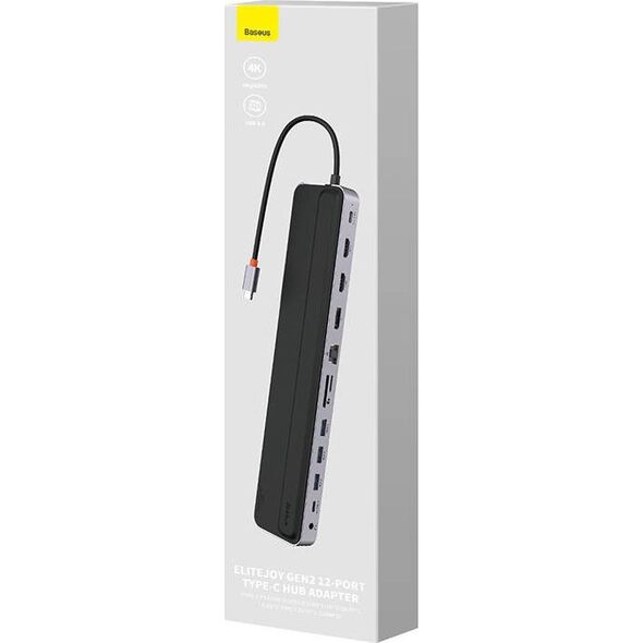 Stacja/replikator Baseus 12w1 EliteJoy Gen2 USB-C (WKSX030213) 12834373 6932172613877
