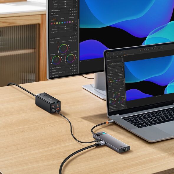 Stacja/replikator Baseus 6w1 StarJoy USB-C (WKWG080013) 12834374 6932172622145