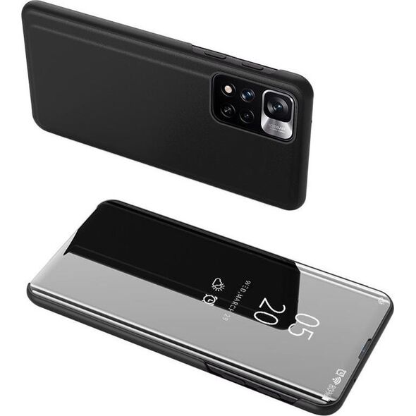 Hurtel Clear View Case etui Realme C33 pokrowiec z klapką czarne 12844164 9145576273944