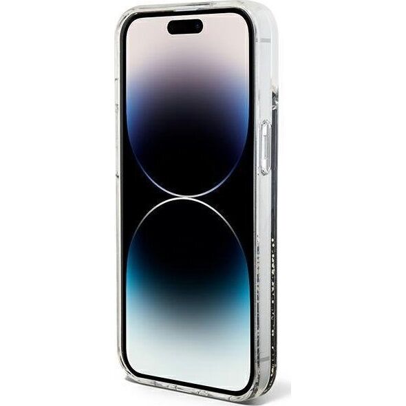 Guess Etui Guess GUHCP14SLCSGSGK Apple iPhone 14 czarny/black hardcase Liquid Glitter Marble 12844368 3666339127282