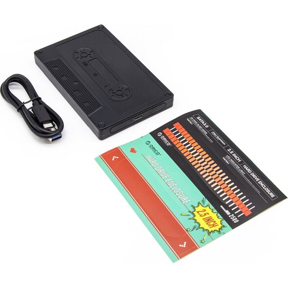 Kieszeń Orico SATA 2,5" USB-C 6Gbps kaseta (2580C3-V1-BK-EP) 12862748 6941788874749