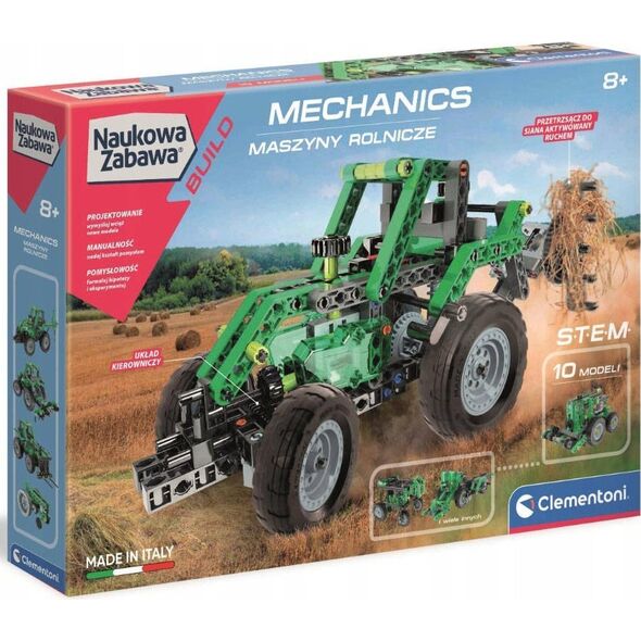 Clementoni Zestaw konstrukcyjny Laboratorium mechaniki Maszyny rolnicze 12888521 8005125507948