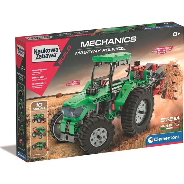 Clementoni Zestaw konstrukcyjny Laboratorium mechaniki Maszyny rolnicze 12888521 8005125507948