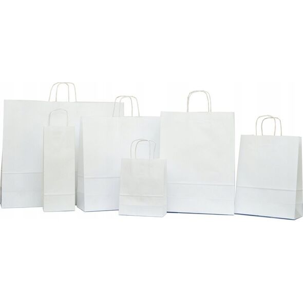 NC Koperty TORBA PAPIEROWA 24 X 10 X 32 CM BIAŁA 12888615 5901508800022