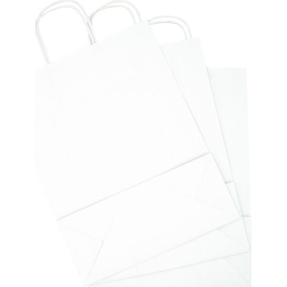 NC Koperty TORBA PAPIEROWA 24 X 10 X 32 CM BIAŁA 12888615 5901508800022