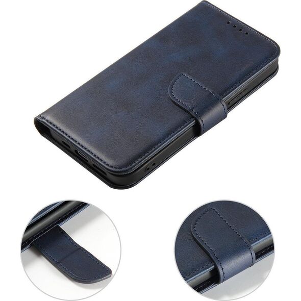 Hurtel Magnet Case etui do Xiaomi Redmi Note 12 5G / Poco X5 5G pokrowiec z klapką portfel podstawka niebieskie 12889464 9145576277072