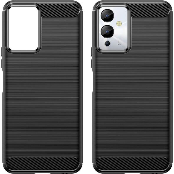 Hurtel Carbon Case etui do Infinix Note 12i elastyczny silikonowy karbonowy pokrowiec czarne 12894977 9145576275405
