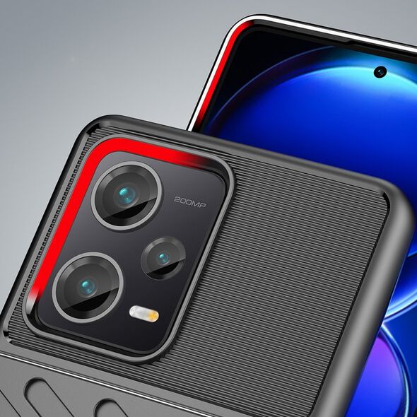 Hurtel Thunder Case etui do Xiaomi Redmi Note 12 Pro+ silikonowy pancerny pokrowiec czarne 12894983 9145576275337