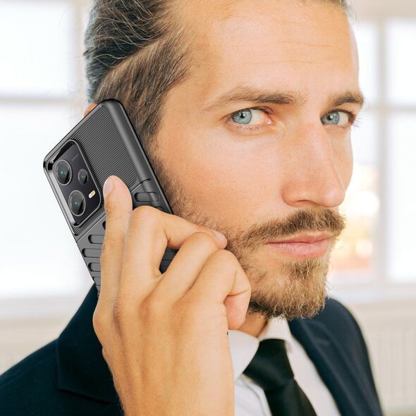 Hurtel Thunder Case etui do Xiaomi Redmi Note 12 Pro+ silikonowy pancerny pokrowiec czarne 12894983 9145576275337