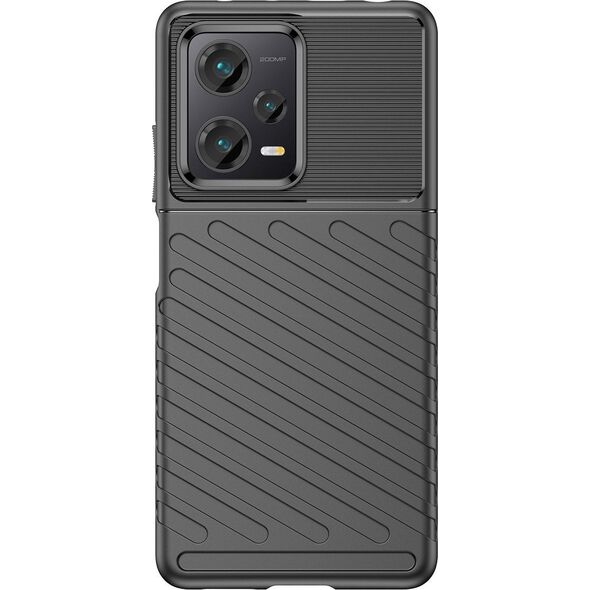 Hurtel Thunder Case etui do Xiaomi Redmi Note 12 Pro+ silikonowy pancerny pokrowiec czarne 12894983 9145576275337