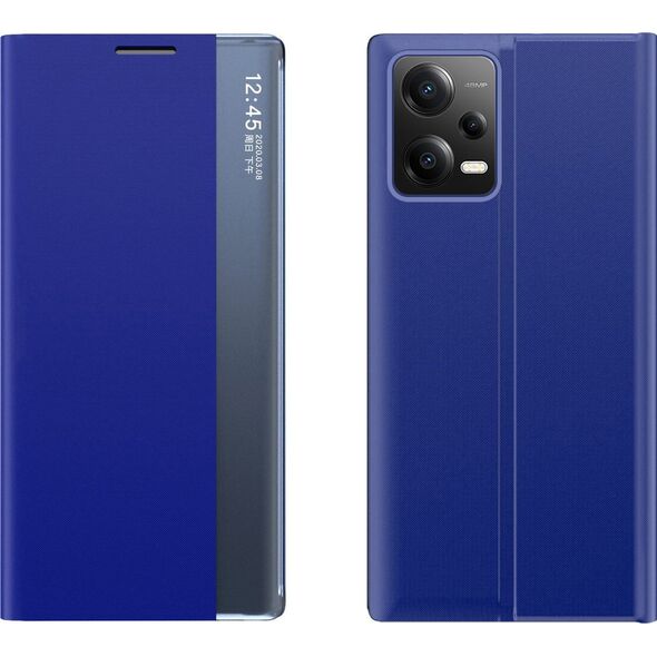 Hurtel New Sleep Case etui do Xiaomi Redmi Note 12 Pro+ pokrowiec z klapką podstawka niebieskie 12895001 9145576275924