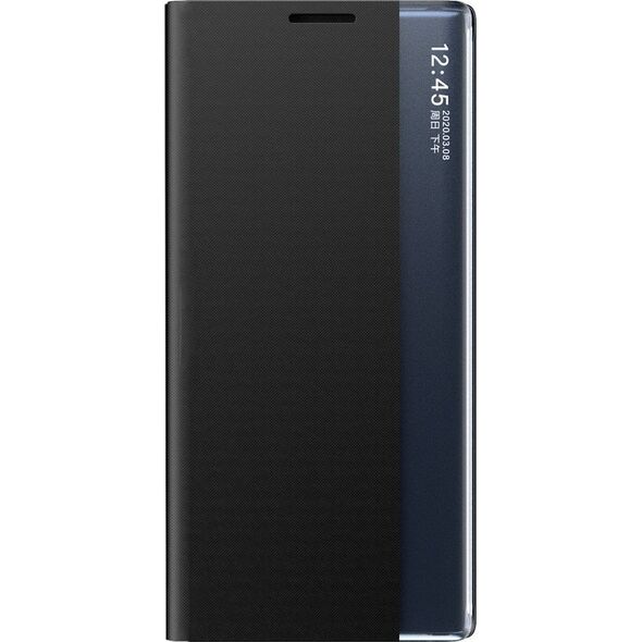 Hurtel New Sleep Case etui do Xiaomi Redmi 11A / Poco C55 / Redmi 12C pokrowiec z klapką podstawka czarne 12895010 9145576275856