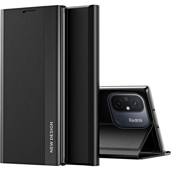 Hurtel Sleep Case Pro etui do Xiaomi Redmi Note 12 Pro+ z klapką podstawka czarne 12895027 9145576275696