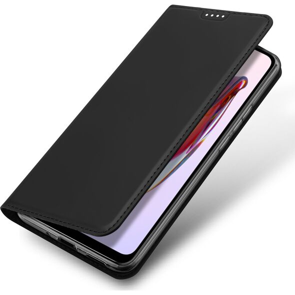 Dux Ducis Dux Ducis Skin Pro etui do Xiaomi Redmi 11A / Poco C55 / Redmi 12C pokrowiec z klapką portfel na kartę podstawka czarne 12895049 6934913030844