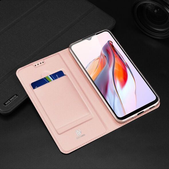 Dux Ducis Dux Ducis Skin Pro etui do Xiaomi Redmi 11A / Poco C55 / Redmi 12C pokrowiec z klapką portfel na kartę podstawka czarne 12895049 6934913030844