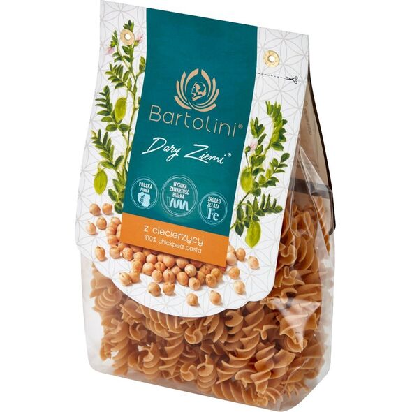 Bartolini Bartolini Dary Ziemi Makaron 100 % z ciecierzycy świderek nr 2 250 g 12895454 5901902003661