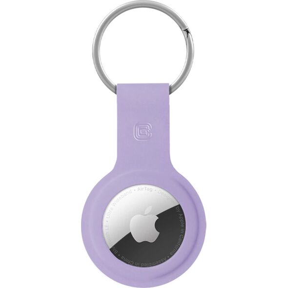 Crong Brelok Crong Silicone Case with Key Ring Apple AirTag (fioletowy) 12895865 5904310702638