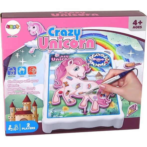 LeanToys Gra Zręcznościowa Szalony Jednorożec Plansza 12897290 5905323218338