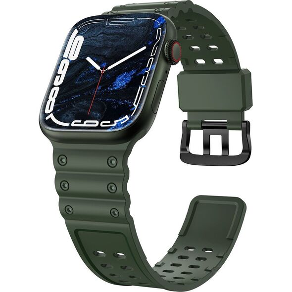 Hurtel Strap Triple Protection pasek Apple Watch SE, 8, 7, 6, 5, 4, 3, 2, 1 (41, 40, 38 mm) opaska bransoleta zielony 12898166 9145576276136