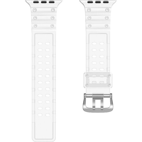 Hurtel Strap Triple Protection pasek Apple Watch SE, 8, 7, 6, 5, 4, 3, 2, 1 (41, 40, 38 mm) opaska bransoleta przezroczysty 12898168 9145576276174