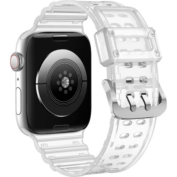 Hurtel Strap Triple Protection pasek Apple Watch SE, 8, 7, 6, 5, 4, 3, 2, 1 (41, 40, 38 mm) opaska bransoleta przezroczysty 12898168 9145576276174