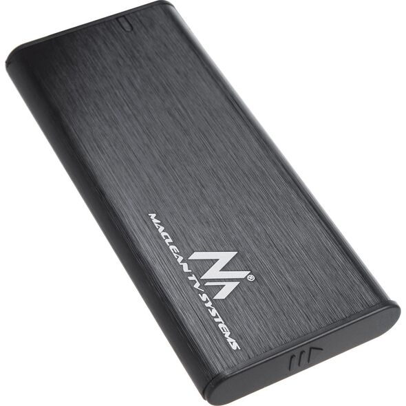 Kieszeń Maclean Obudowa dysku Maclean, SSD M.2, NVMe (PCIe), NGFF (SATA), USB 3.1, rozmiary 2230/2240/2260/2280, aluminiowa obudowa, MCE443 12899640 5902211128816