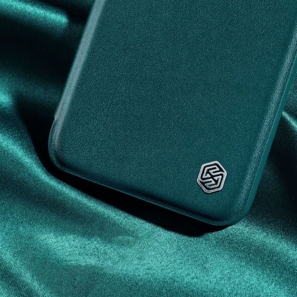 Nillkin NILLKIN QIN CLOTH PRO CASE ETUI DO IPHONE 14 PLUS OSŁONA NA APARAT KABURA POKROWIEC OBUDOWA Z KLAPKĄ NIEBIESKI 12902308 6902048249172