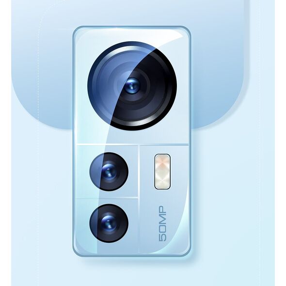 Baseus Folia na aparat Baseus Lens Protector Xiaomi 12 Pro 0.3mm przezroczysta [2 PACK] 12915473 6932172614874