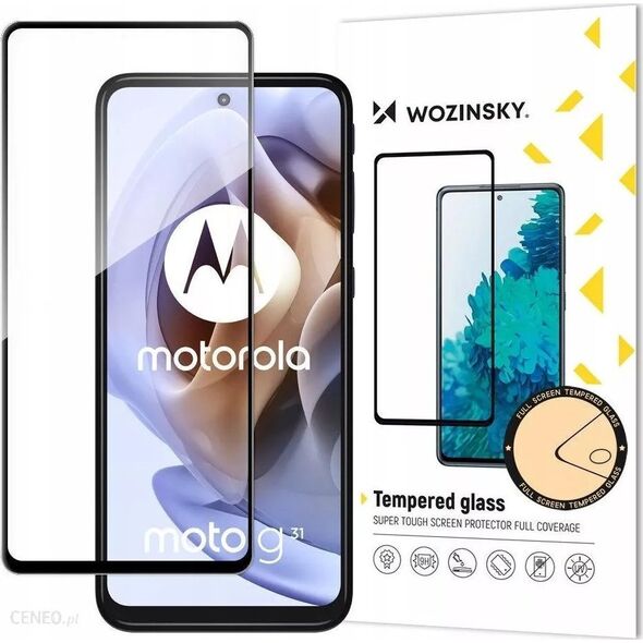 Hurtel WOZINSKY FULL GLUE SZKŁO HARTOWANE MOTO G51 NA CAŁY EKRAN Z RAMKĄ CZARNY 12915629 9145576245712