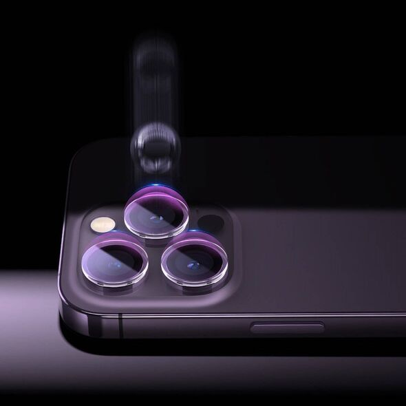 Baseus Szkło hartowane na aparat Baseus Glare Repelling Corning do iPhone 14 Pro/14 Pro Max 12921279 6932172622190