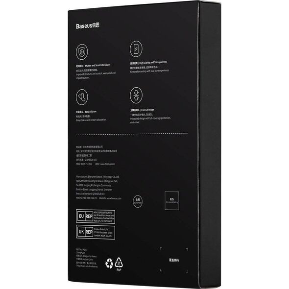 Baseus Szkło hartowane na aparat Baseus Glare Repelling Corning do iPhone 14 Pro/14 Pro Max 12921279 6932172622190