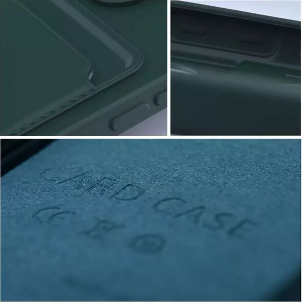4kom.pl Futerał CARD CASE do IPHONE 14 PRO zielony 12927769 5903396164859