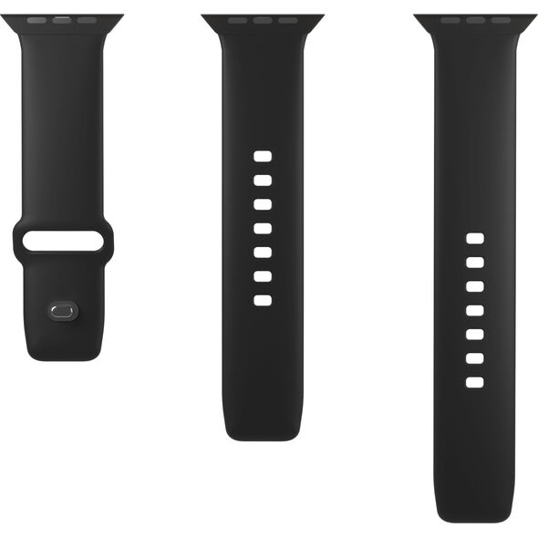 Puro Pasek PURO ICON Apple Watch 4/5/6/7/SE/8/Ultra 44/45/49mm(S/M & M/L) (Black) 12930671 8018417441349