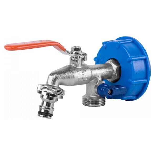 Bradas Zestaw - IBC nakrętka S60x6, kran z wyjściami na 2 x GZ 3/4` + 2 nyple IBCS60-KK0512 BRADAS 12933030 5907544444879