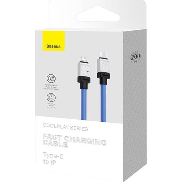 Kabel USB Baseus USB-C - Lightning 2 m Czarny (CAKW000103) 12939338 6932172626624