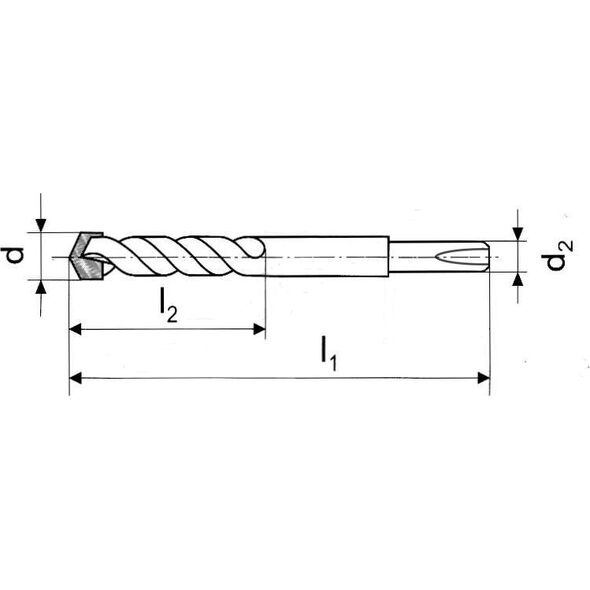 Wiertło ARTPOL WIERTŁO SDS PLUS 24x 800mm 12940869 5900171484249