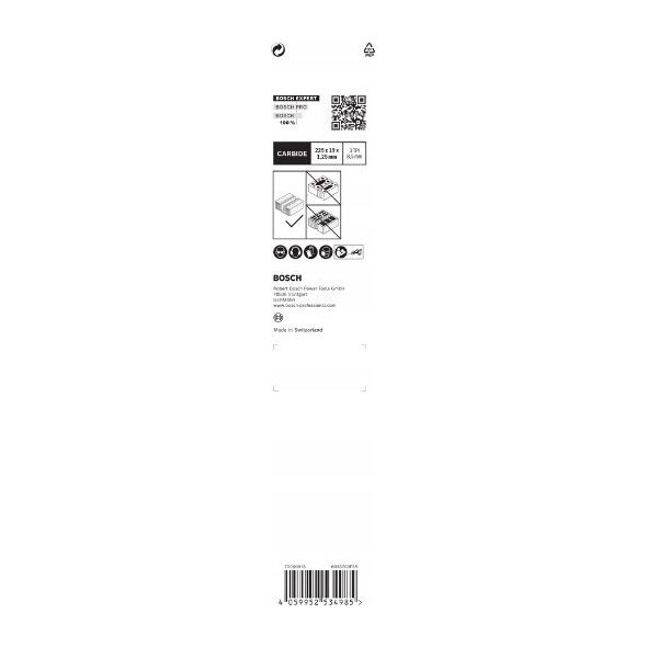 Bosch BOSCH BRZESZCZOT DO PIL SZABLASTYCH EXPERT S1142KHM 225mm  /3szt. 12941620 4059952534947